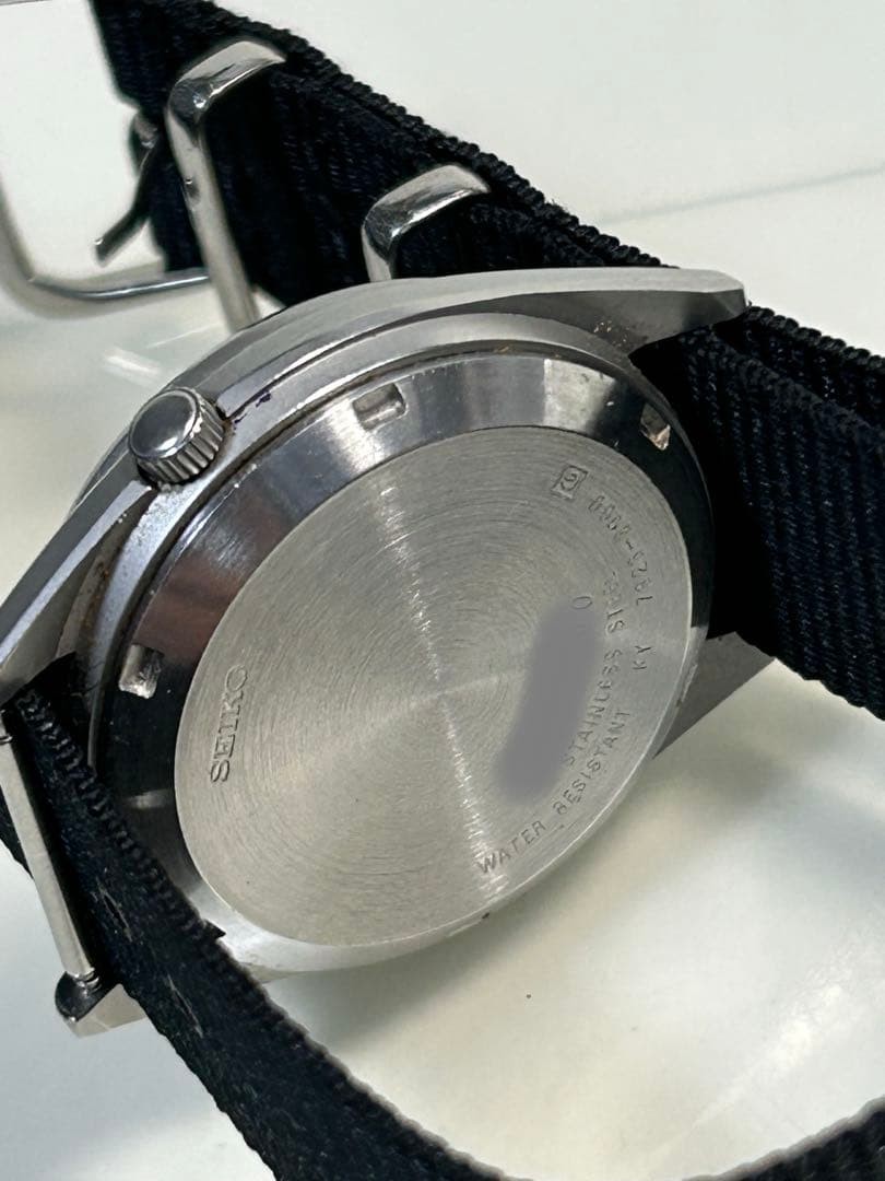 SEIKO Slim and Lightweight Boys’ Military Watch 7S26-3060 Black Dial
