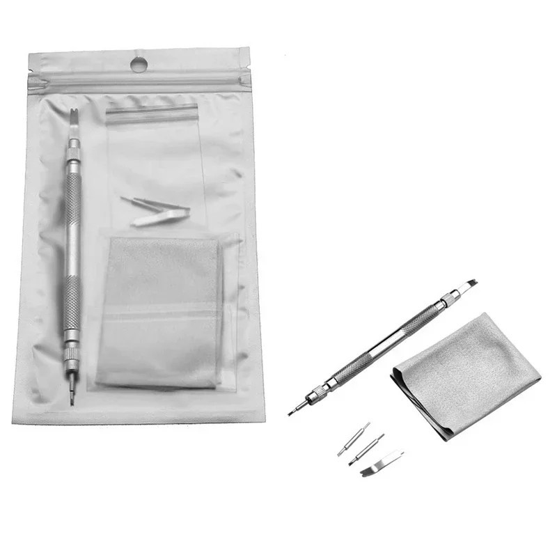 Watch Repair Spring Bar Tool Steel Link Remover Pin Pusher with Spare Tips