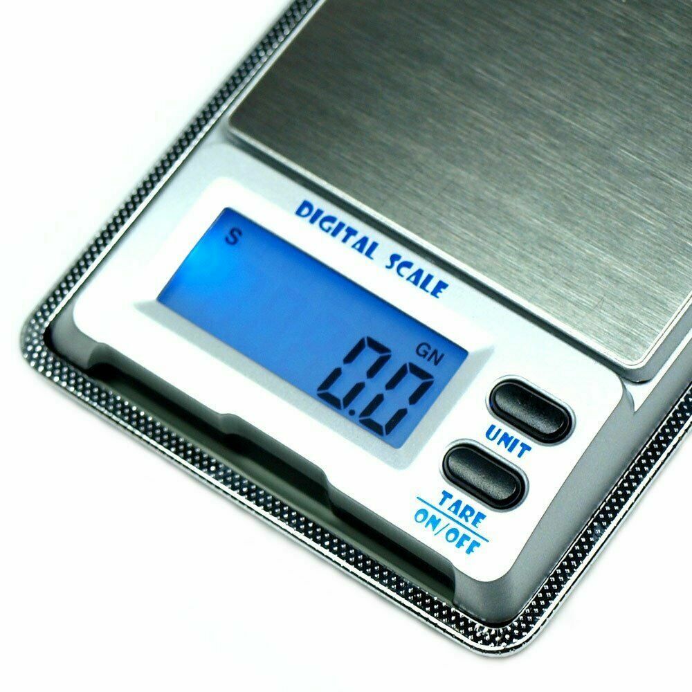 With Hard Case 500g x 0.01g Digital Pocket Scale 0.01g Precision Jewelry Scale