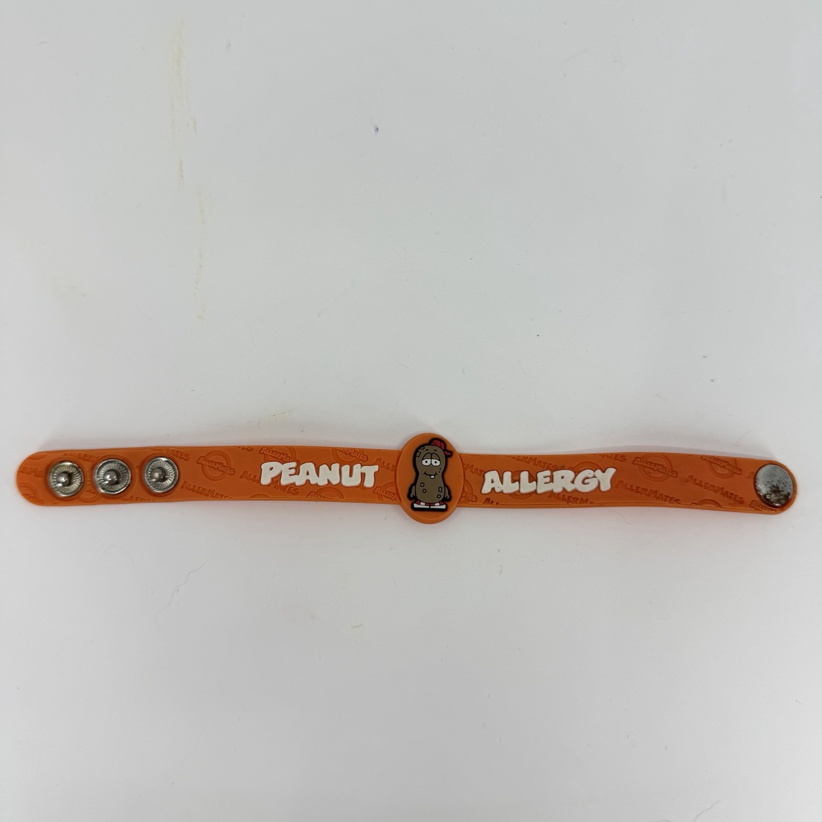 AllerMates Allergy Wristbands Medical ID Silicone Bracelet Emergency Peanut