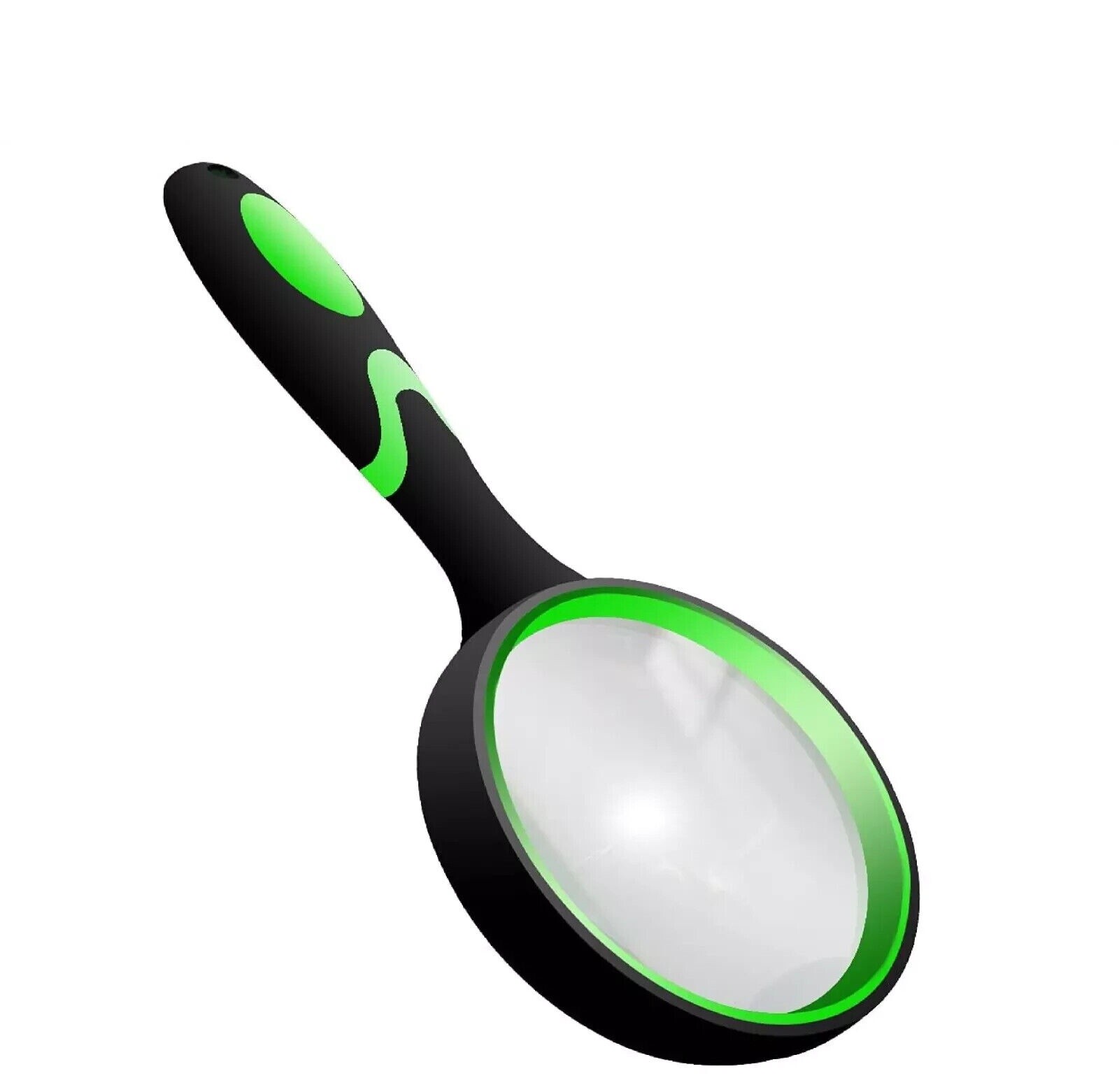 10X Magnifying Glass 10X Handheld Reading Magnifier-50MM Large Magnifying Green