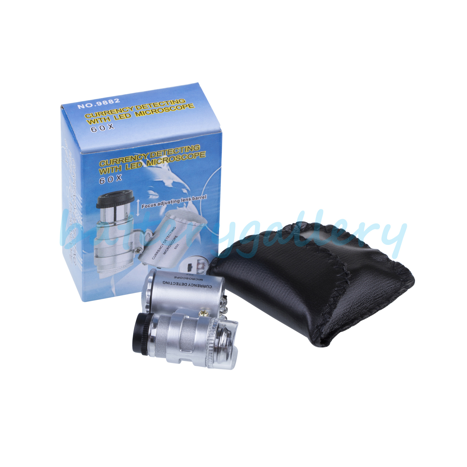 Jeweler diamond tool kit : Portable Diamond Tester – 60X Illuminated Loupe