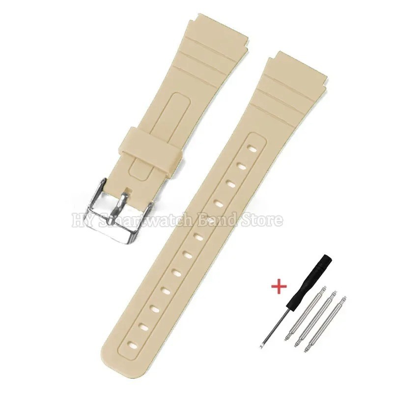 18mm Silicone Soft Watch Strap for Casio F91W F105/108 A158/168 W800H SGW400 AE1