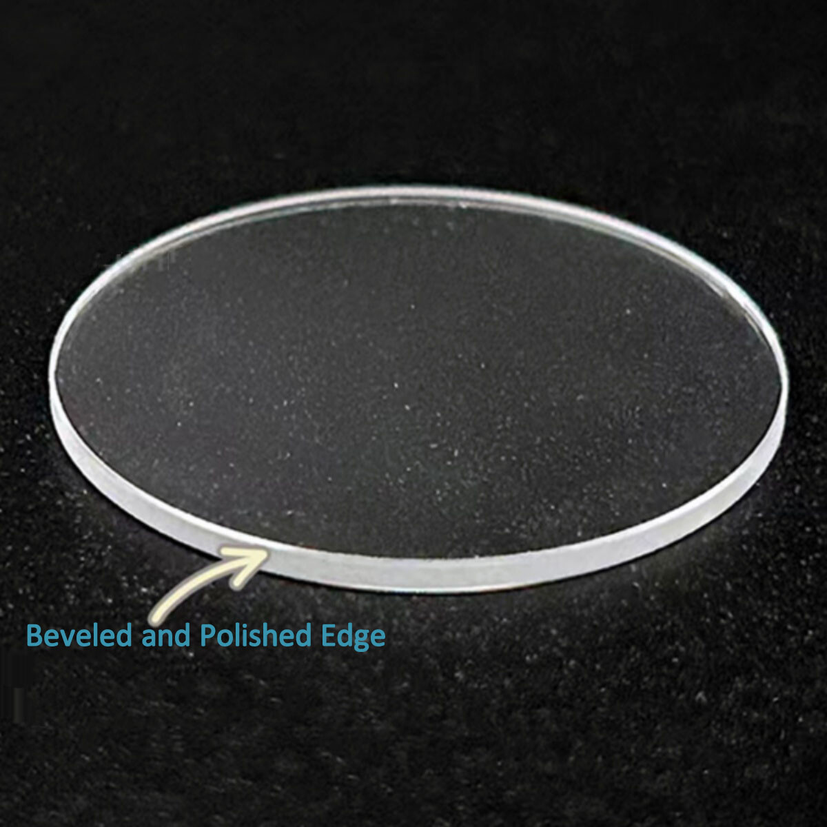 Watch Part Flat Sapphire Lens Diameter 37mm – 44mm Thickness 1.0mm – 2.0mm