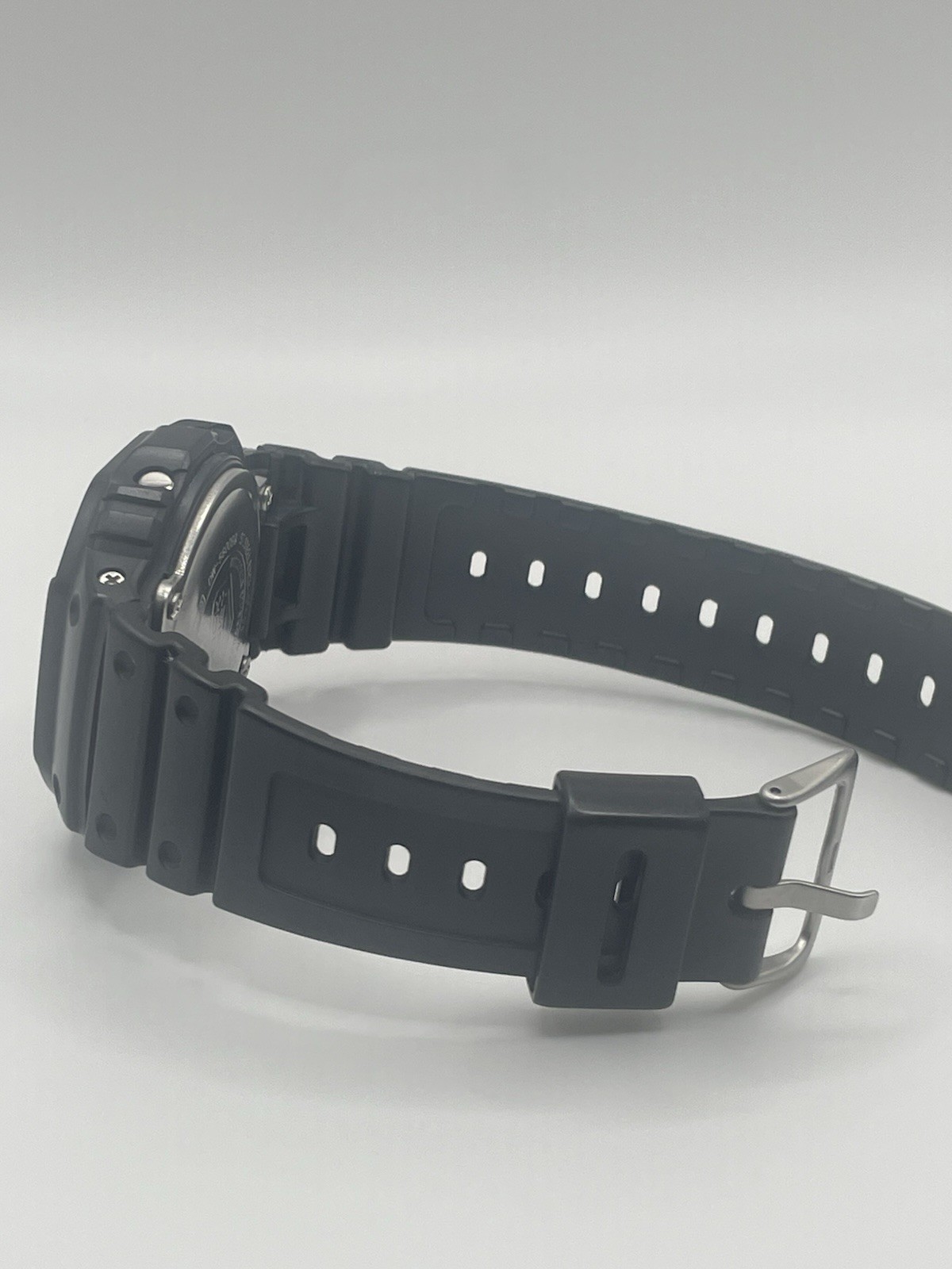 Casio G-SHOCK DW-5600BB All Black Digital Watch Module 3229 Used Face Scratches