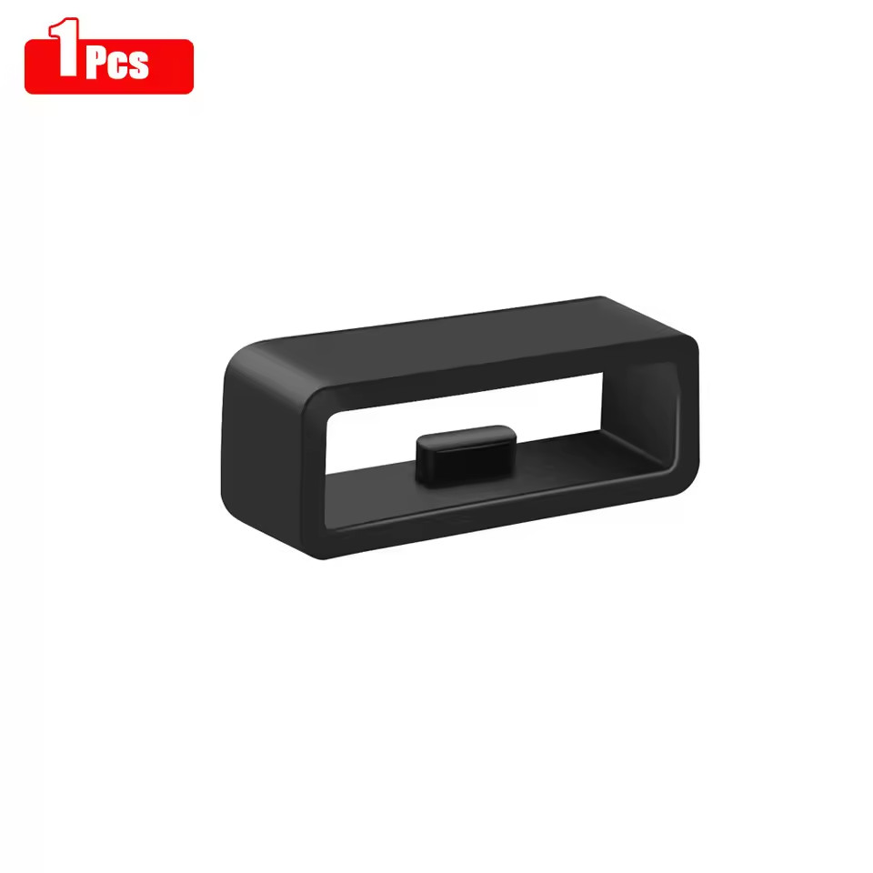 4pcs Silicone Watch Band Keeper Loop 12mm-22mm Rubber Strap Holder Colorful Ring