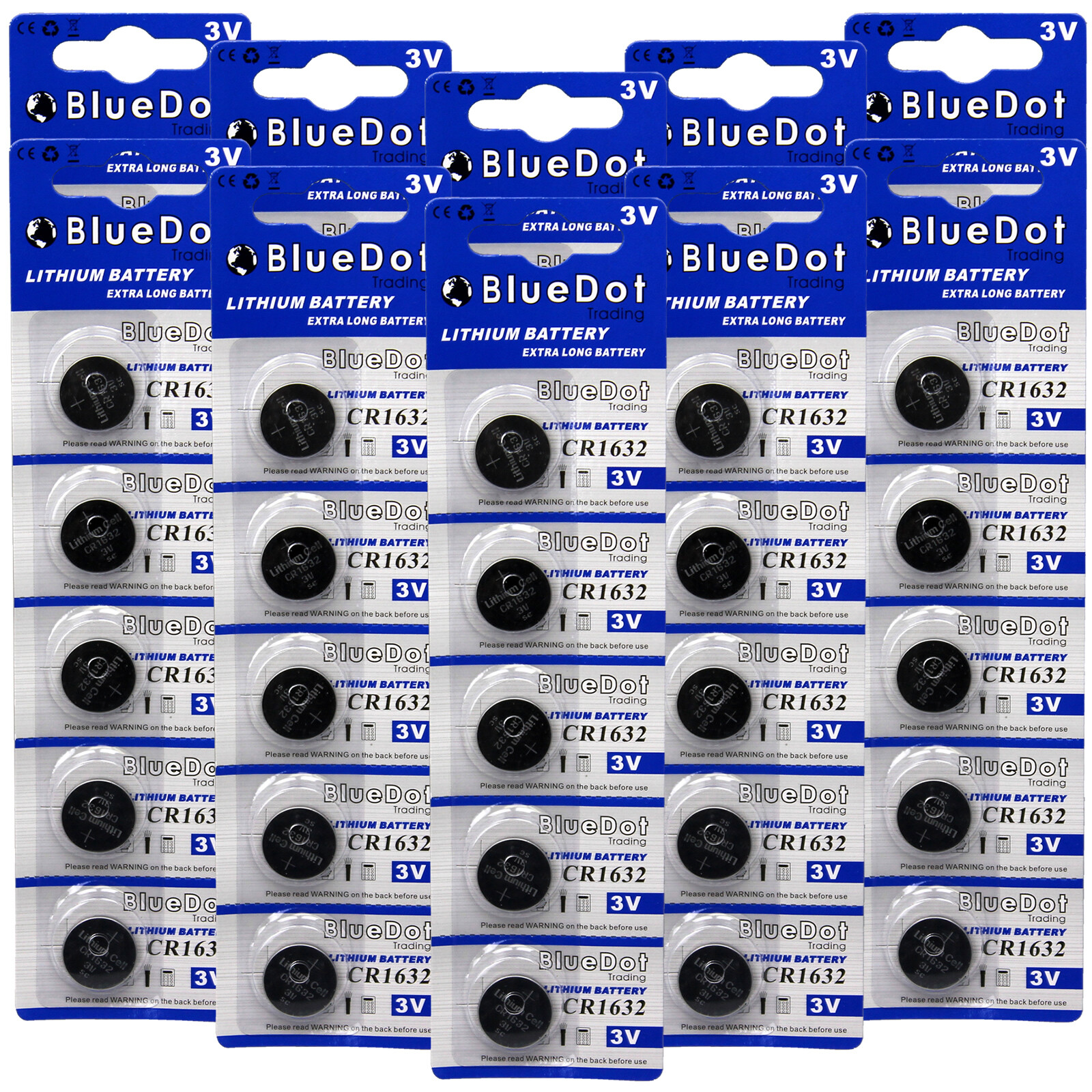 NEW CR1632 (Lot of 50) Lithium STYLE BATTERY GREAT DEAL BEST DEAL FREE SHIPPING