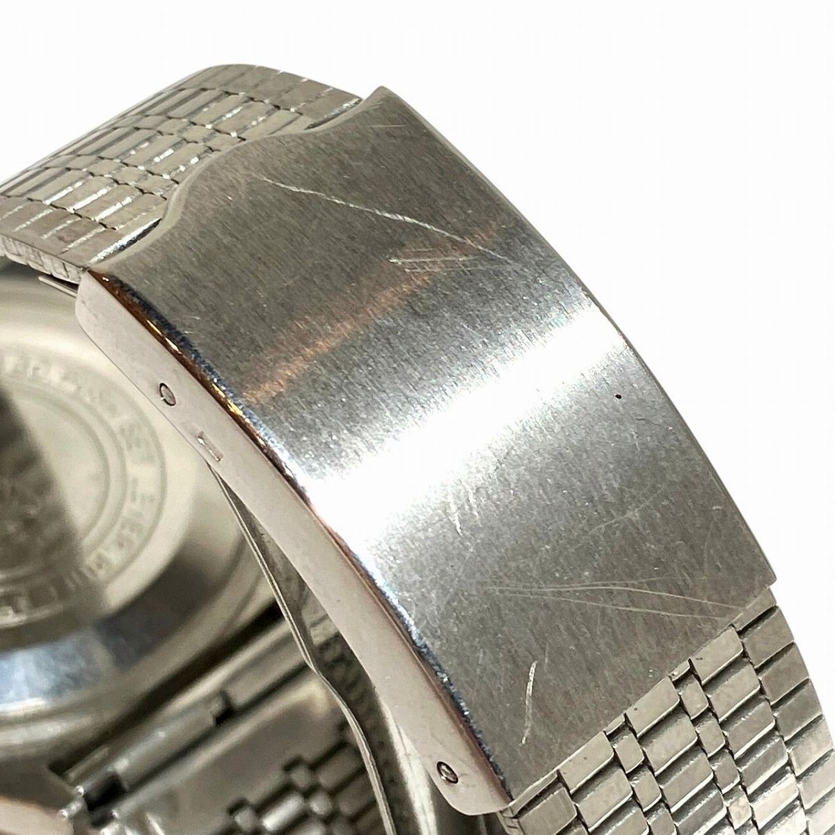 Seiko Roadmatic SS Automatic Watch Silver 66.4g Vintage Used Scratch from Japan