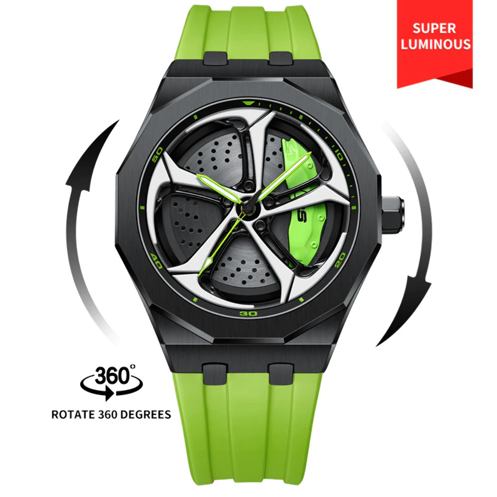 Babusar Quattro RS5 Special Edition – Spinning – Car Rim Watch