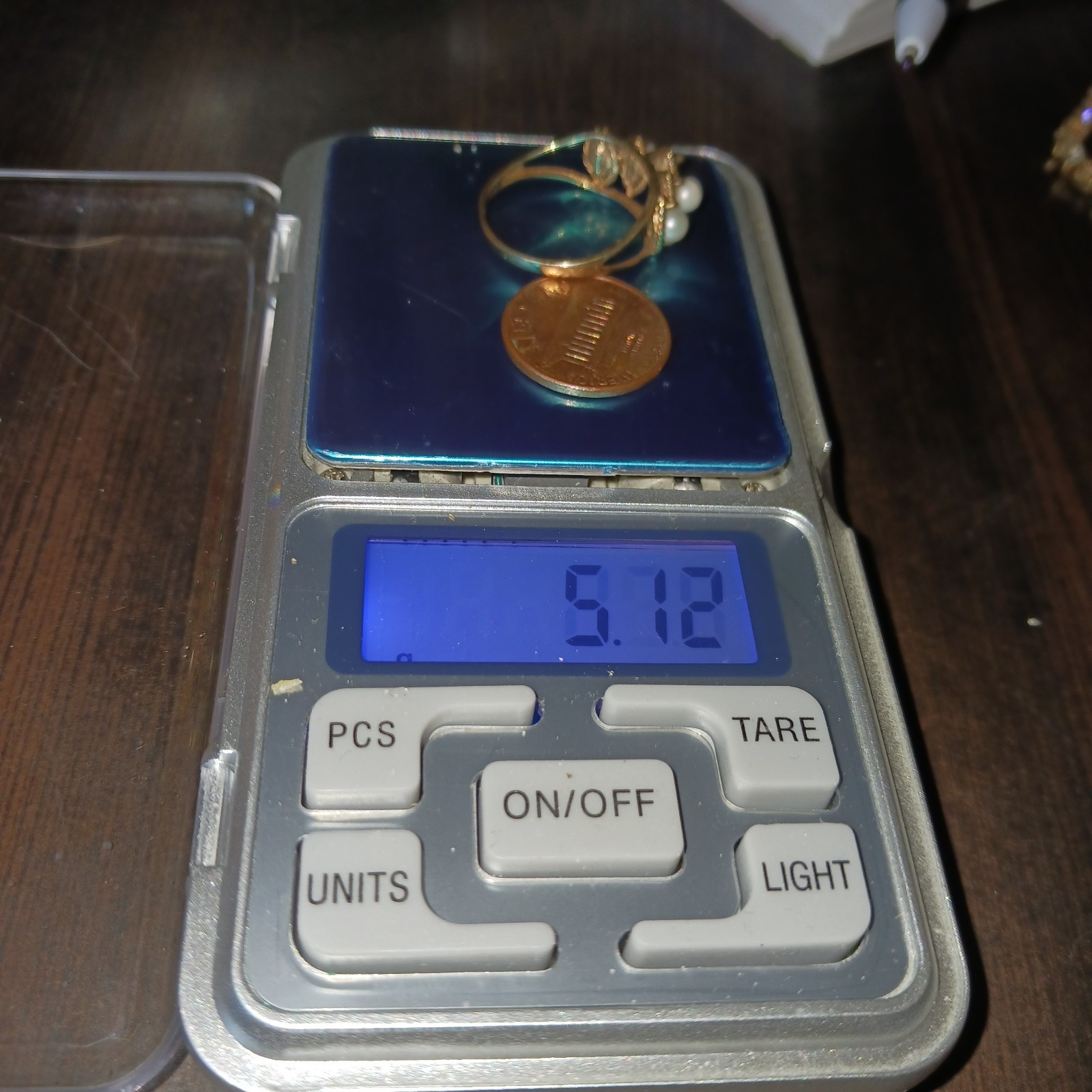 Gold Scrap Ring 2 grams Plus (Including stone ) 10k , Missing Stone