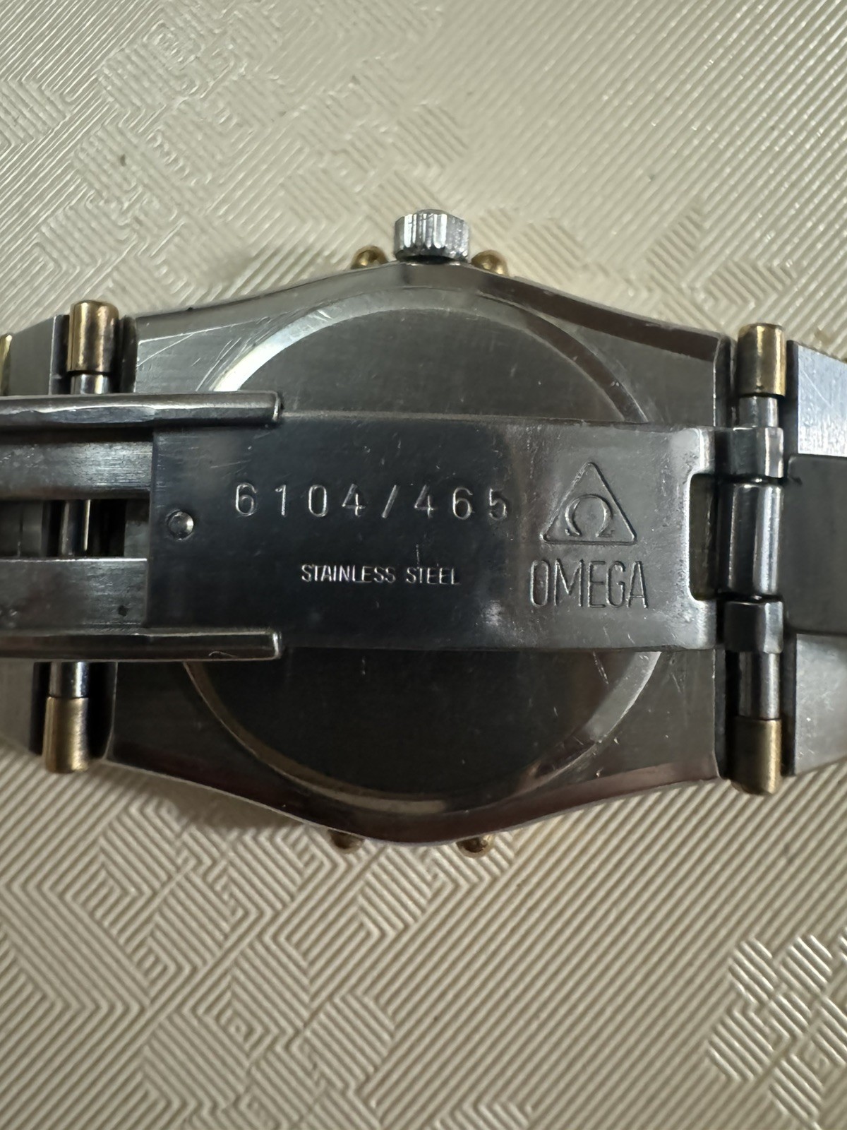 OMEGA Constellation 22.5mm 18K Gold & Steel Ladies Quartz Watch 1980s