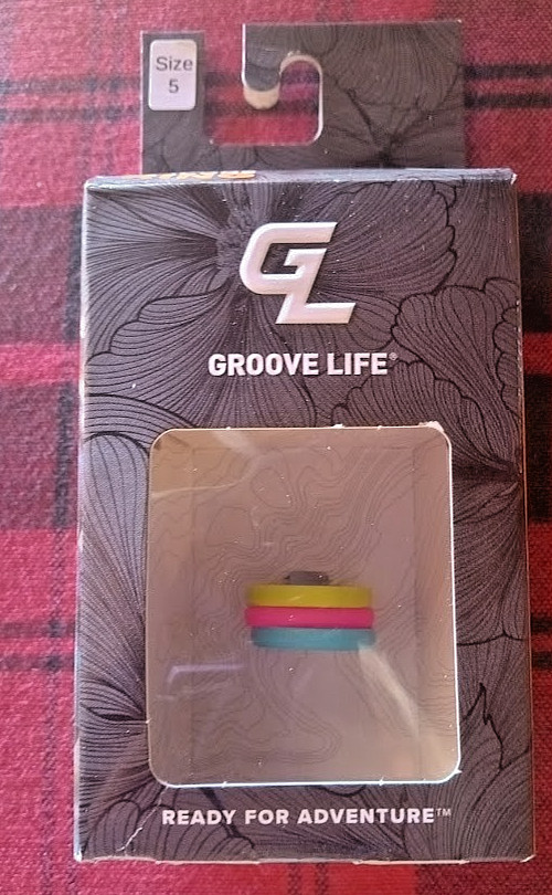 GROOVE LIFE RING size 5 STACKABLE BOARDWALK Breathable Silicone 💍 NIB FREE SHIP