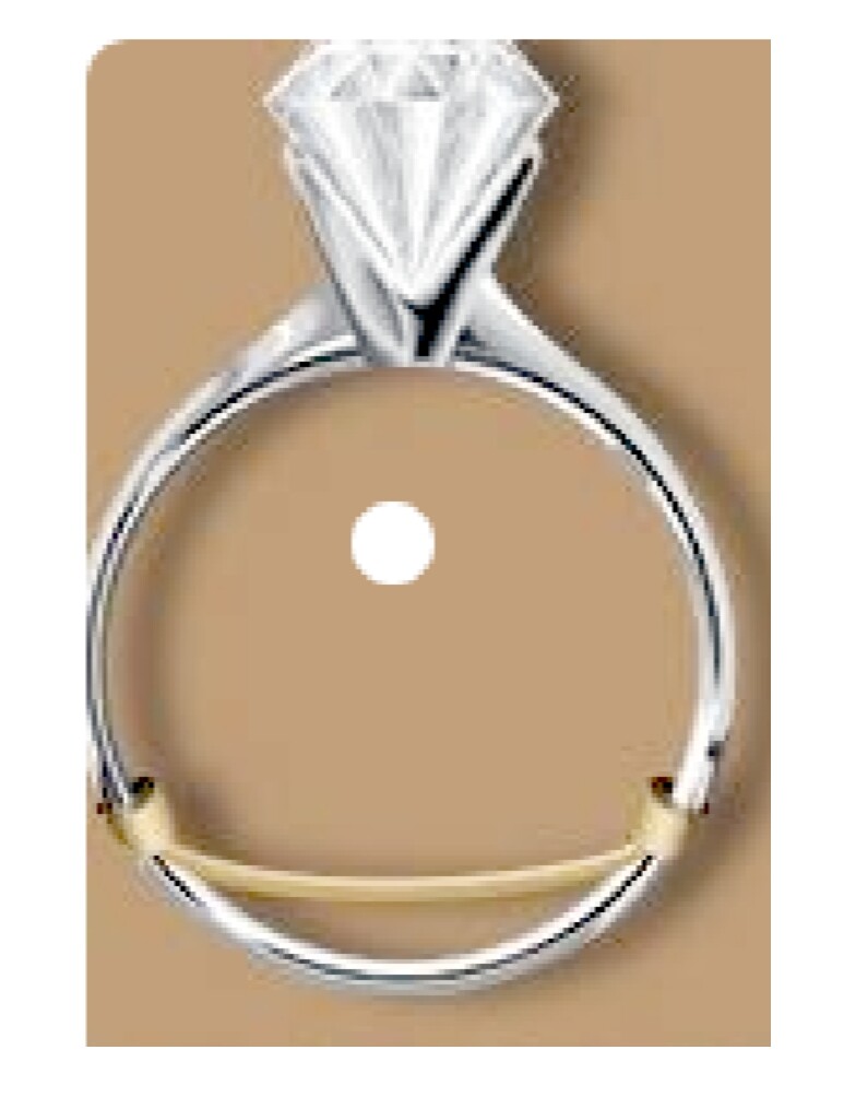 Ring Guards 14k gold filled Yellow White 4 sizes Adjust Resize any ring quickly
