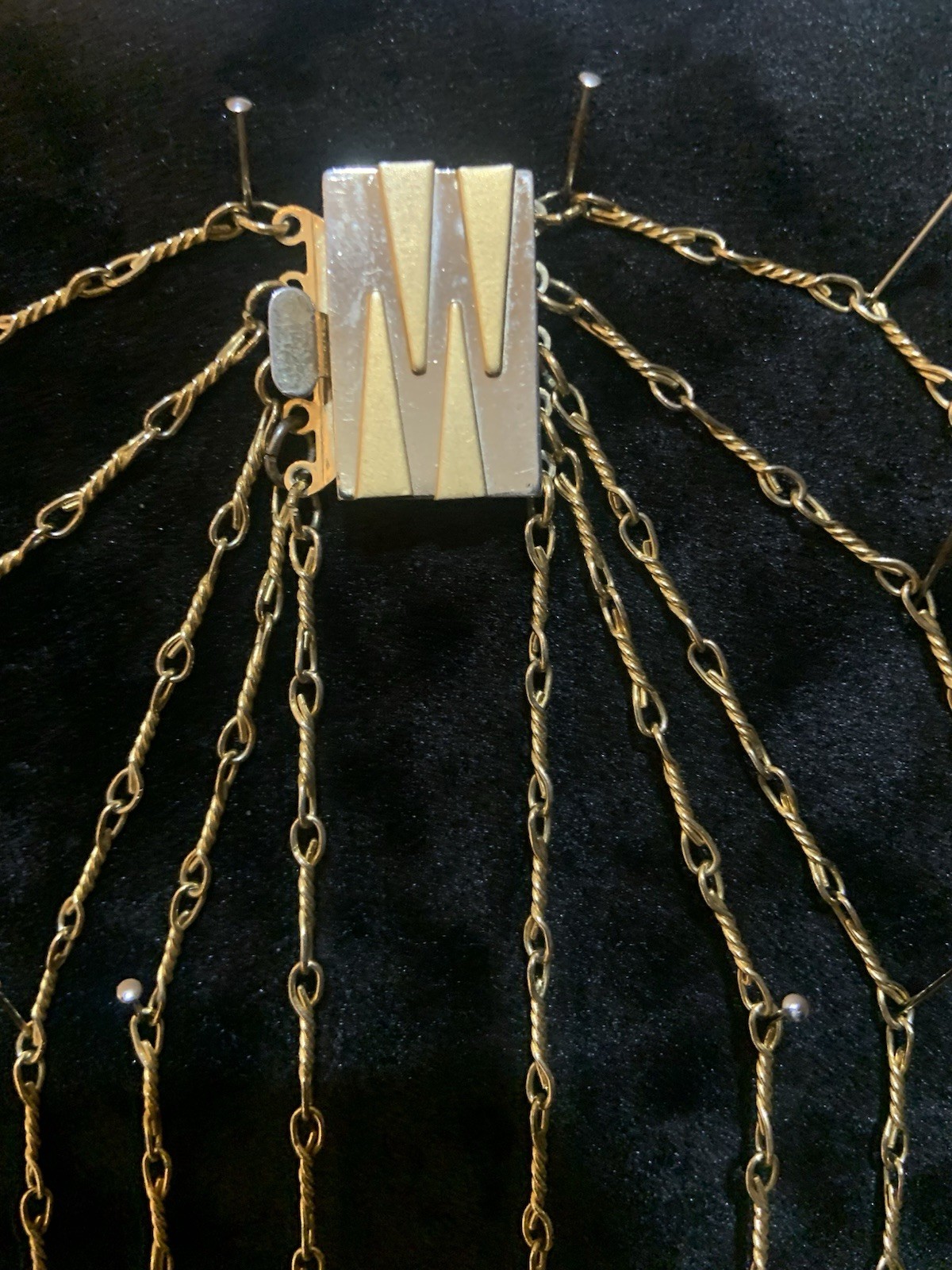 Vintage Signed Giuliano Fratti Milan Murano Venetian Glass Necklace
