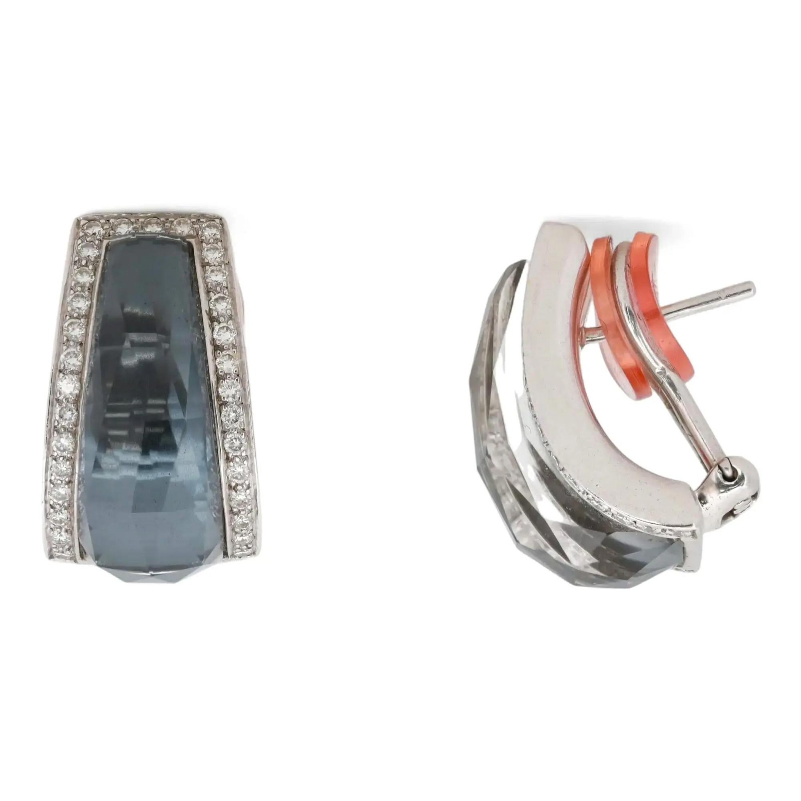 Stephen Webster Crystal Haze Diamond Earrings 18K White Gold 1.00Ctw