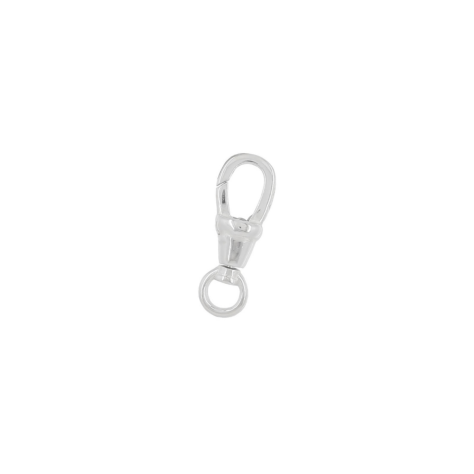 Sterling Silver Small Auto Close Triggerless Swivel Lobster Clasp #97003