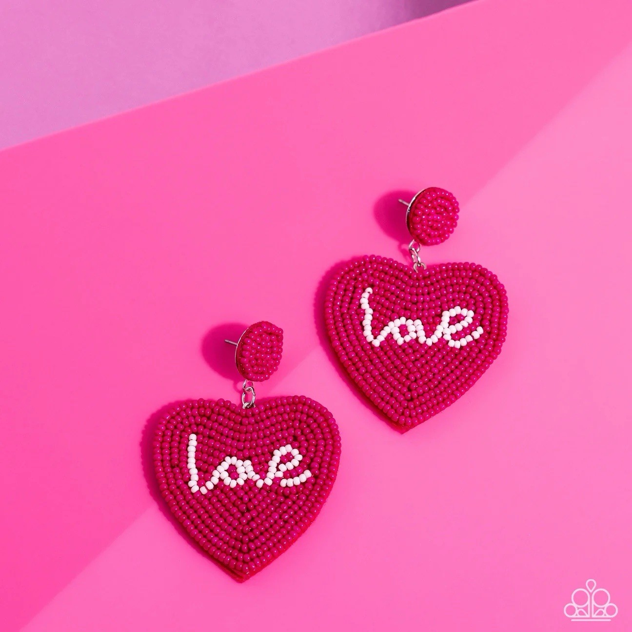 Sweet Seeds – Pink Post Earrings.