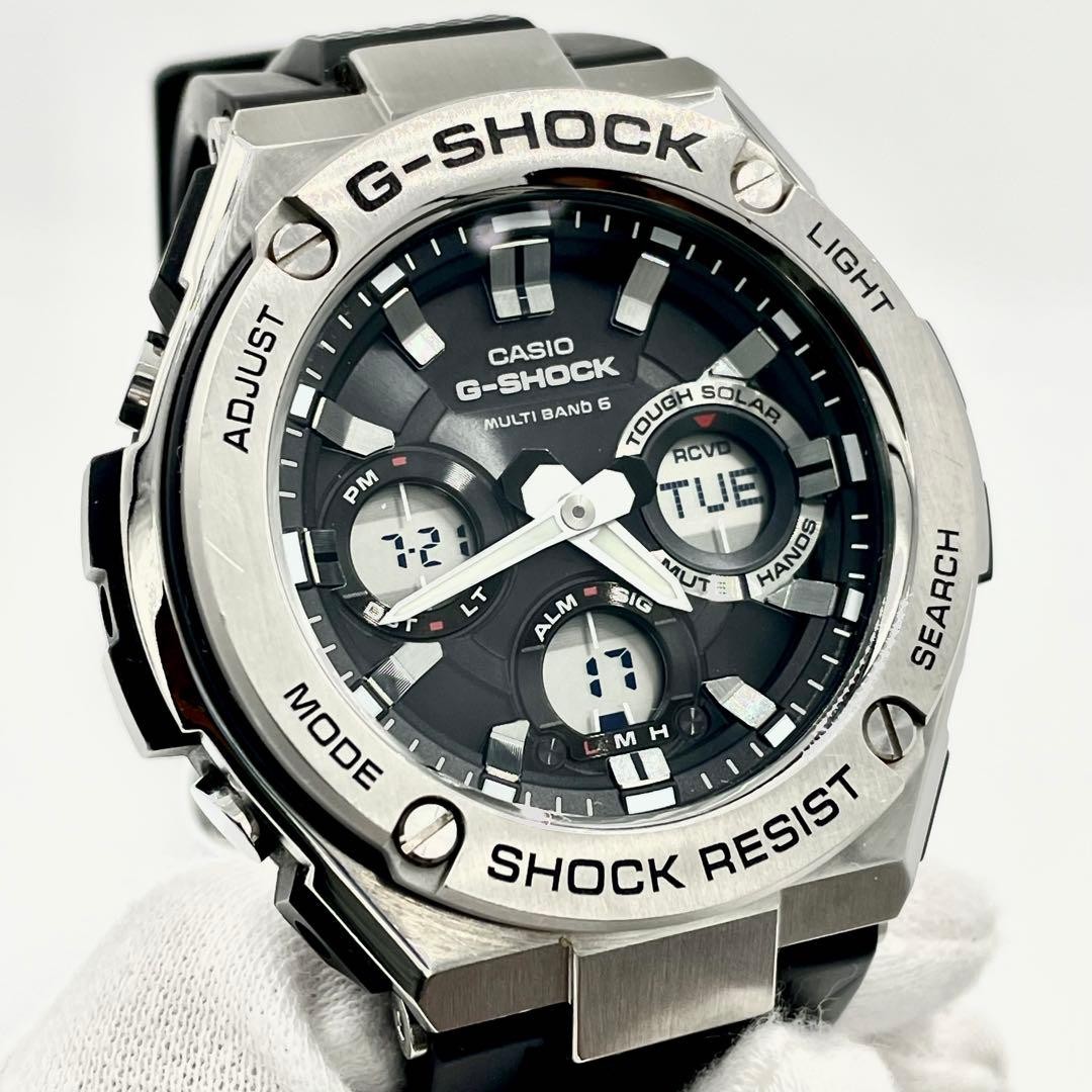 Operational with Accessories Casio GST W110 G Steel G-Shock Men’s Watch