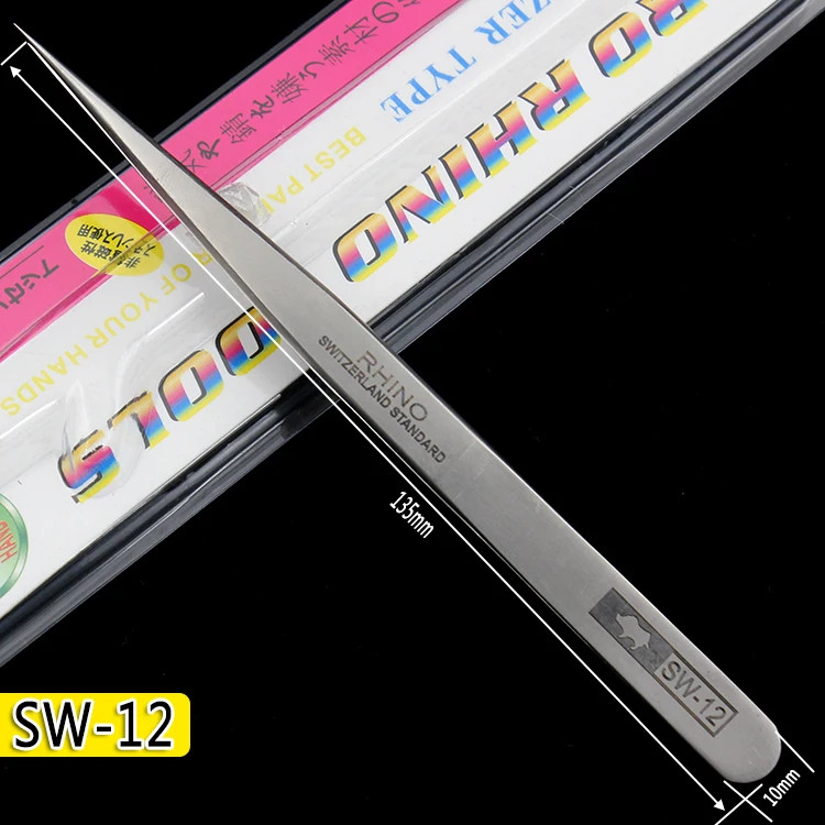 Titanium Alloy Precision Tweezers 0.15mm Fine Tip Phone PCB Repair Tool