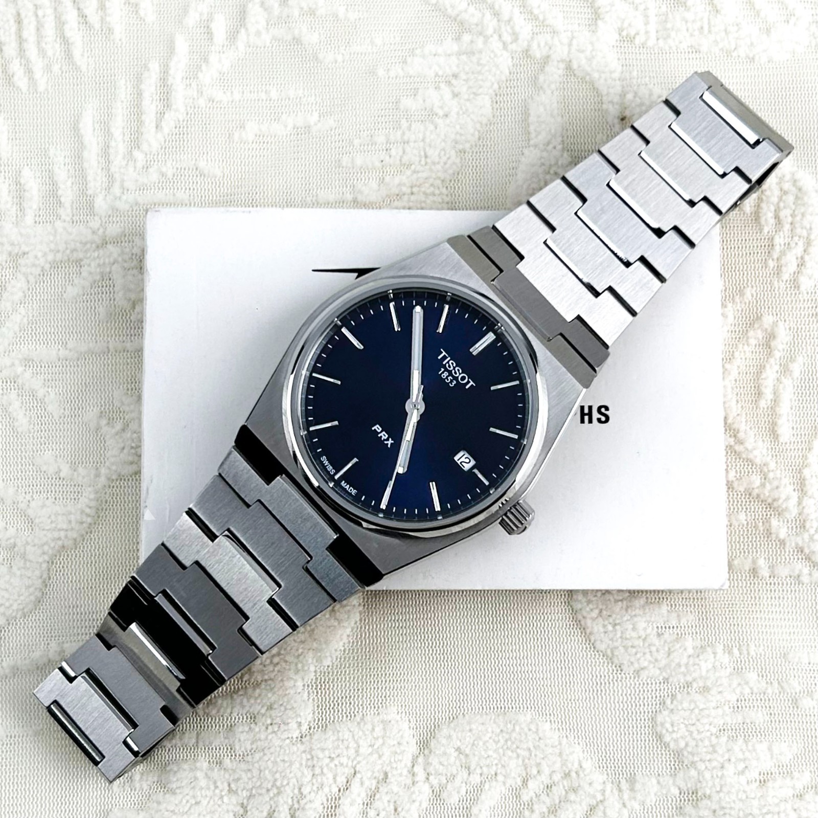 Tissot PRX 40mm stainless steel Blue Dial Men’s Quartz Watch T137.410.11.041.00