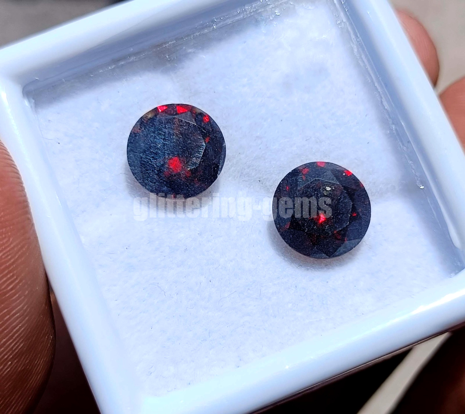 9 CT Natural Red Ruby Round Shape Pair 10x6mm IGL Certified Loose Gemstone 6JHK