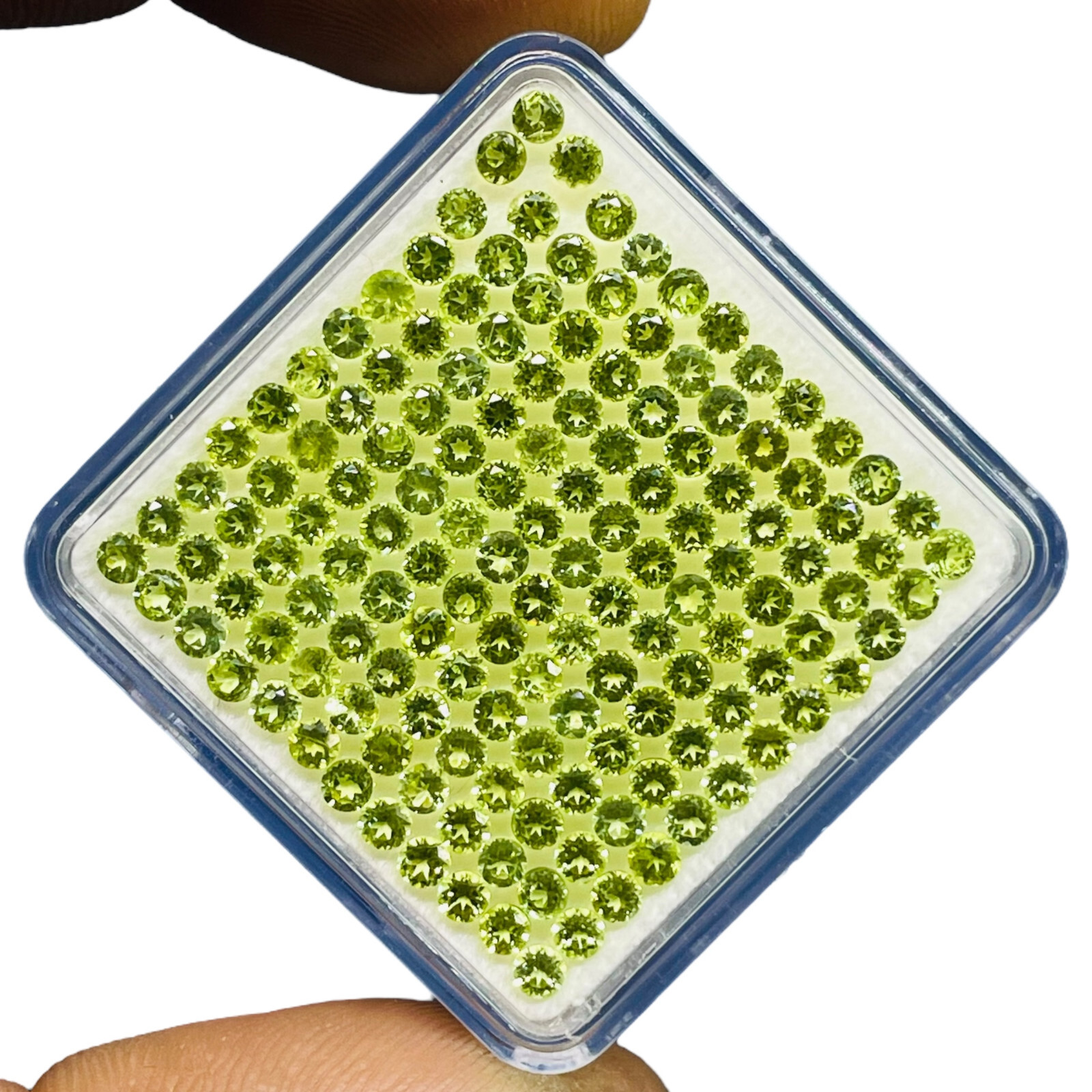 VVS 200 Pcs Natural Peridot 2.5mm Round Cut AAA+ Quality Loose Gemstones Lot