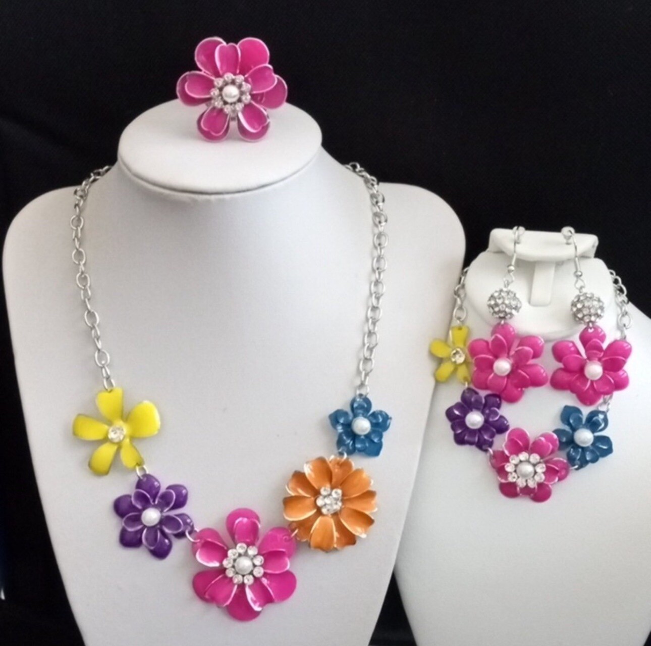 PAPARAZZI ~ GLIMPSES OF MALIBU FASHION FIX Fan Favorite FLOWER SET~ Sept 2022