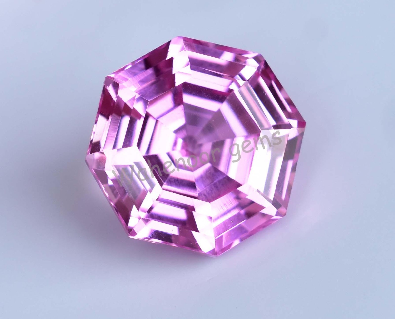 Flawless 19.90 Ct Natural Pink Sapphire Sri Lanka Certified Loose Gemstone