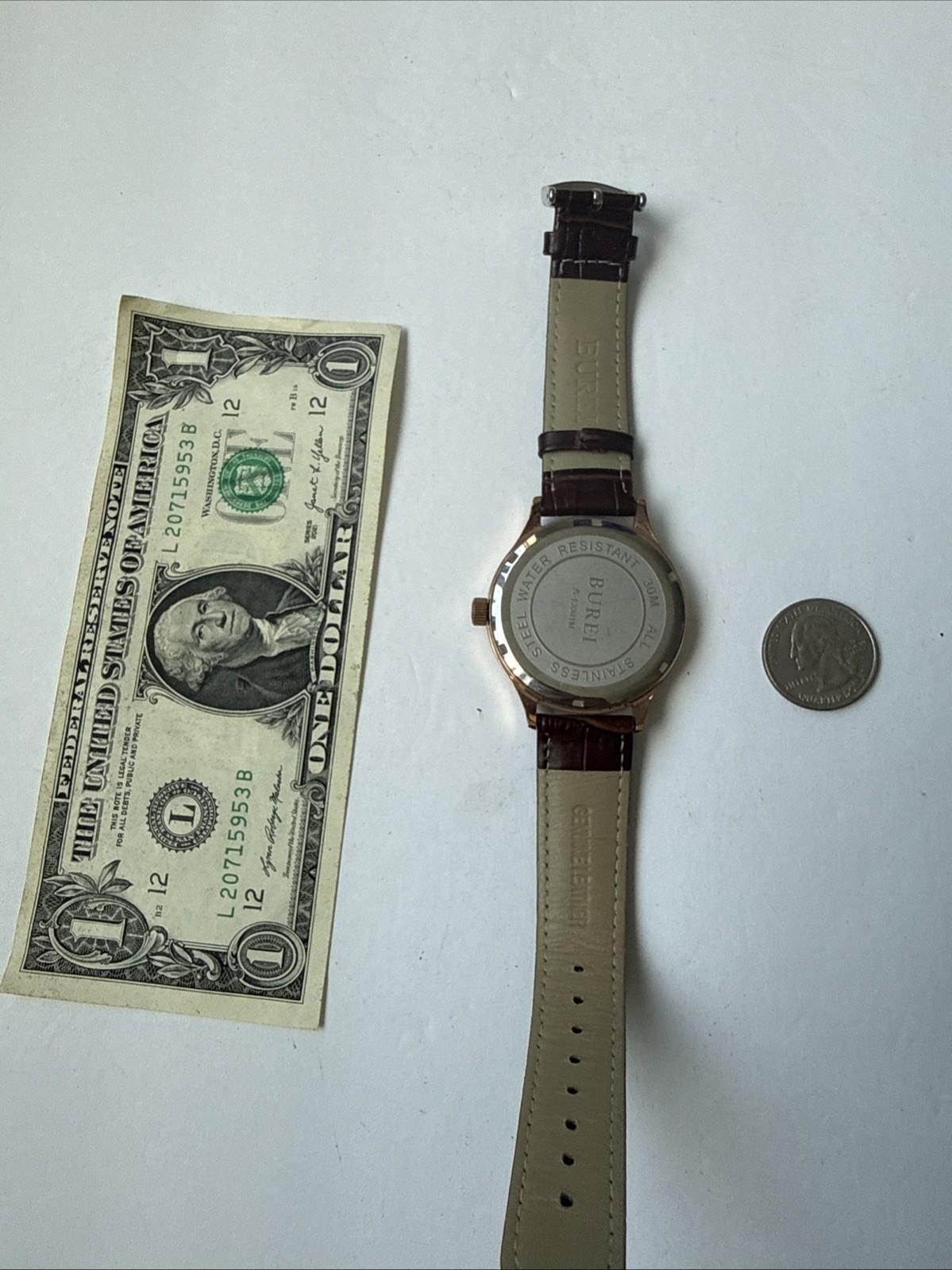 Men’s Burei Calendar Model Number S-13001M Water Resistant Watch