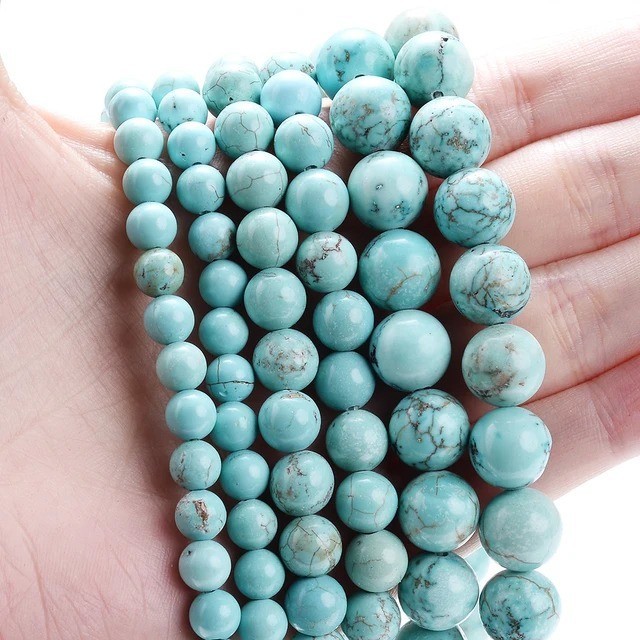 Natural Gemstone Round Spacer Loose Beads Jewelry Making 4mm 6mm 8mm 10mm 12mm