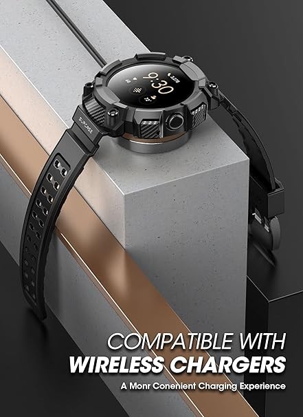 For Google Pixel Watch 3 -45mm Wristwatch Strap Bands SUPCASE Sporty Bands BLACK