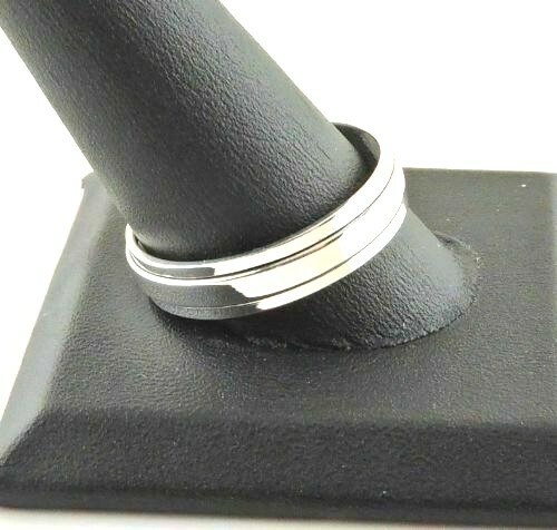 Sterling Silver Smooth Spinner Band Ring – Free Gift Pakaging