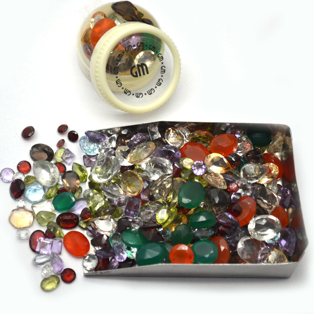 AAA Mixed Gems Semi Precious Loose Natural Gemstones Lots Faceted Cut 0.50-5 ct