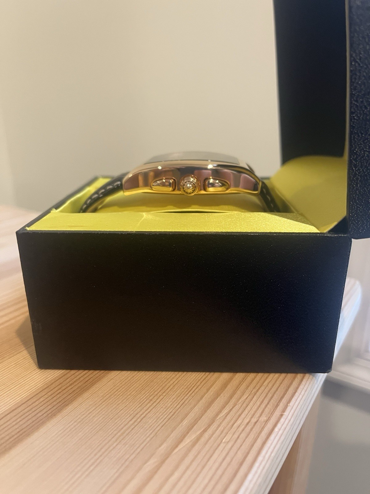 Invicta Rose Gold Plated Chronograph Watch 2342 39mm