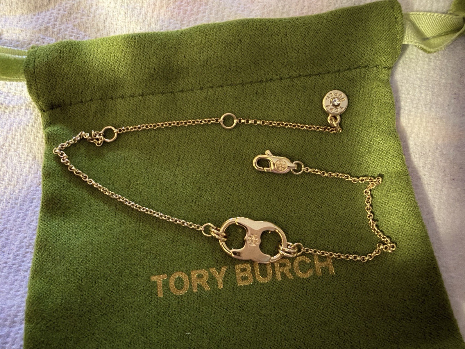 Tory Burch Delicate Infinity Bracelet Gold Tone