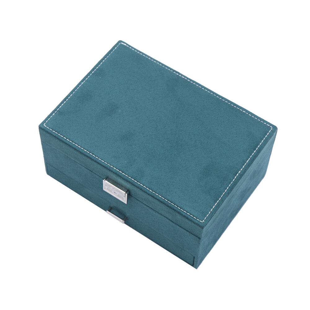 3 Layers Jewelry Box Organizer Large Capacity Ring Earring Necklace Storage New