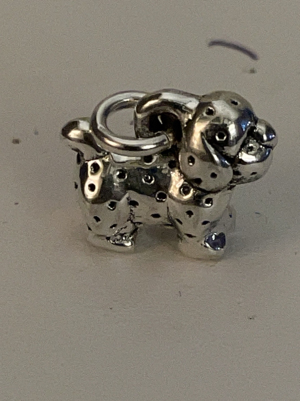 PUPPY CHARM/ PENDANT- STERLING SILVER 2 GRAMS