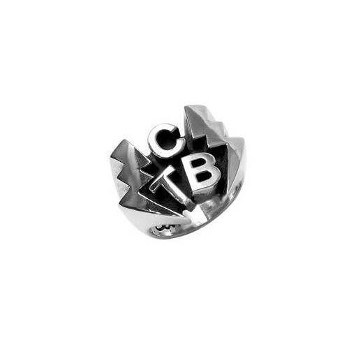Biker Ring Tcb Letters Punk Stainless Steel Men Rings Jewelry Gift