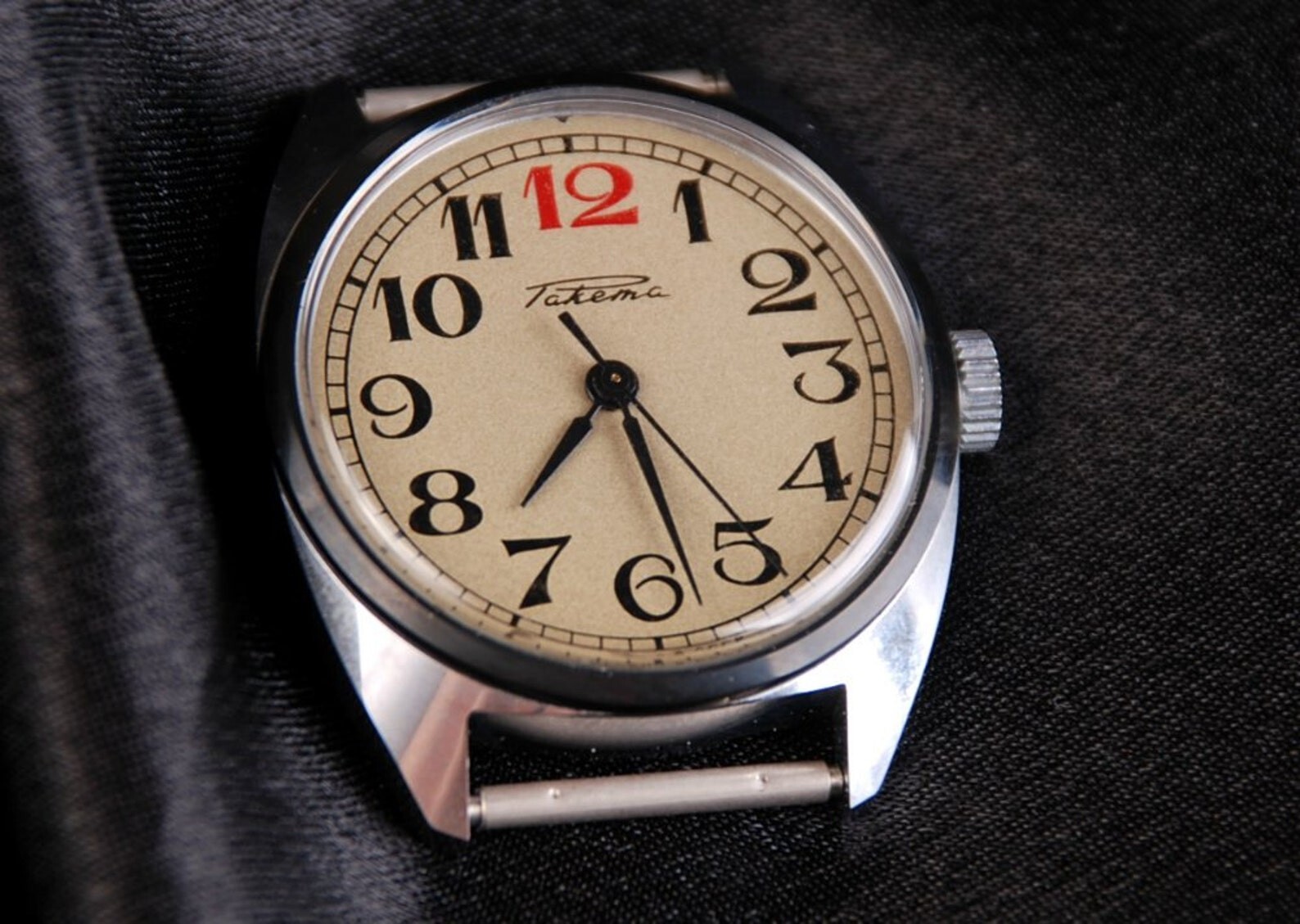 Raketa Russian Soviet Era Wrist Wind UP Watch New NOS Never Used Made in RussiA
