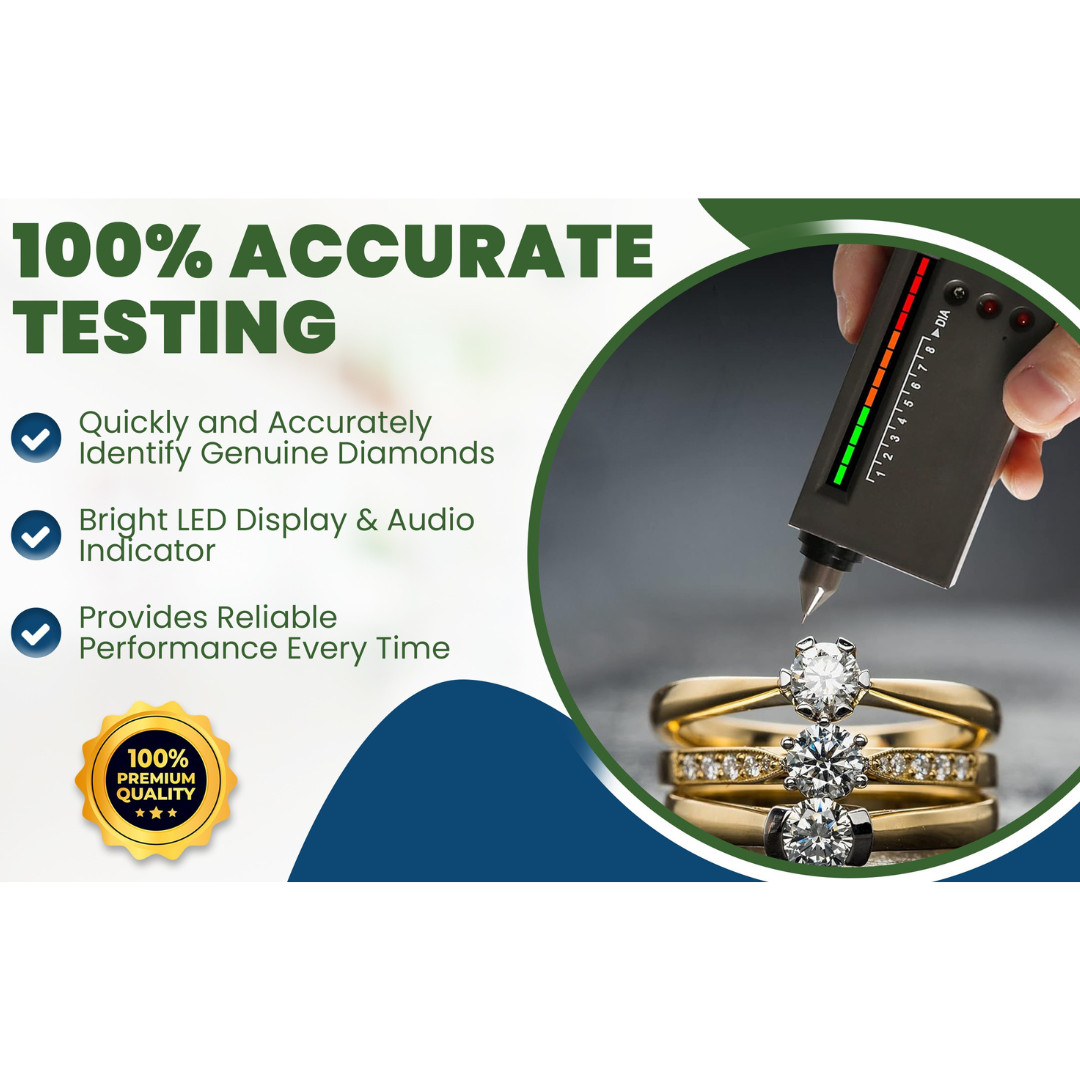 Gold Silver Testing Kit Electronic Scale Diamond Tester Digital Jewelry Cleaner