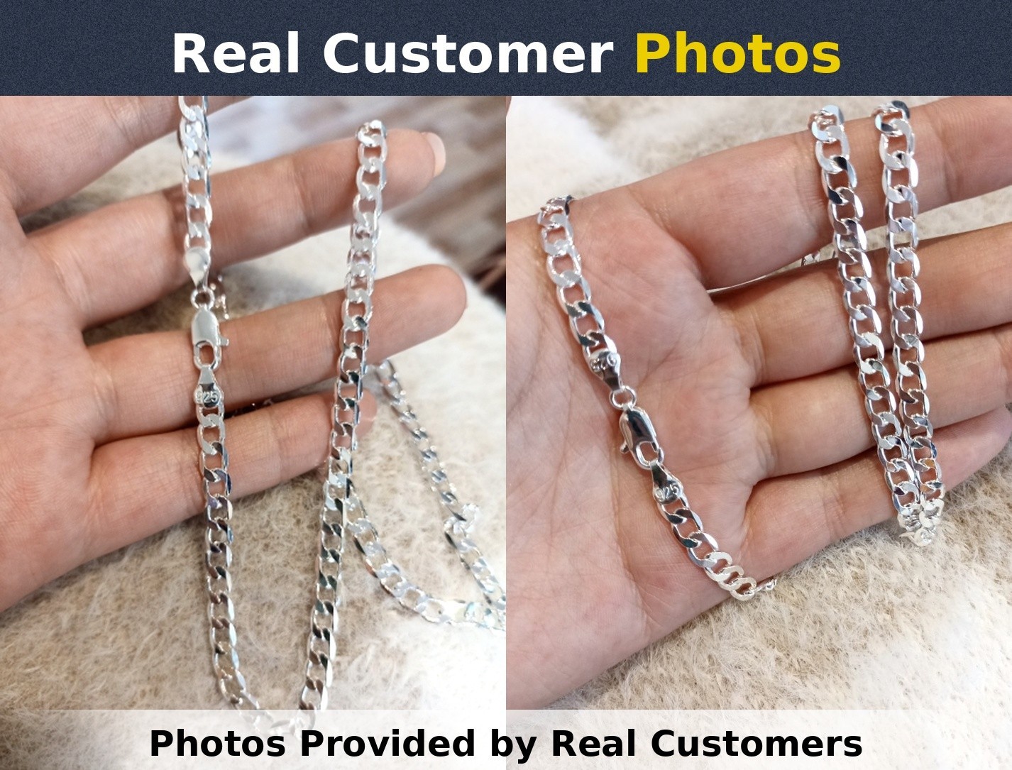 16-30″ Sterling Silver Chain Cuban Curb Women’s Men’s Necklace 2/4/6/8/10/12mm