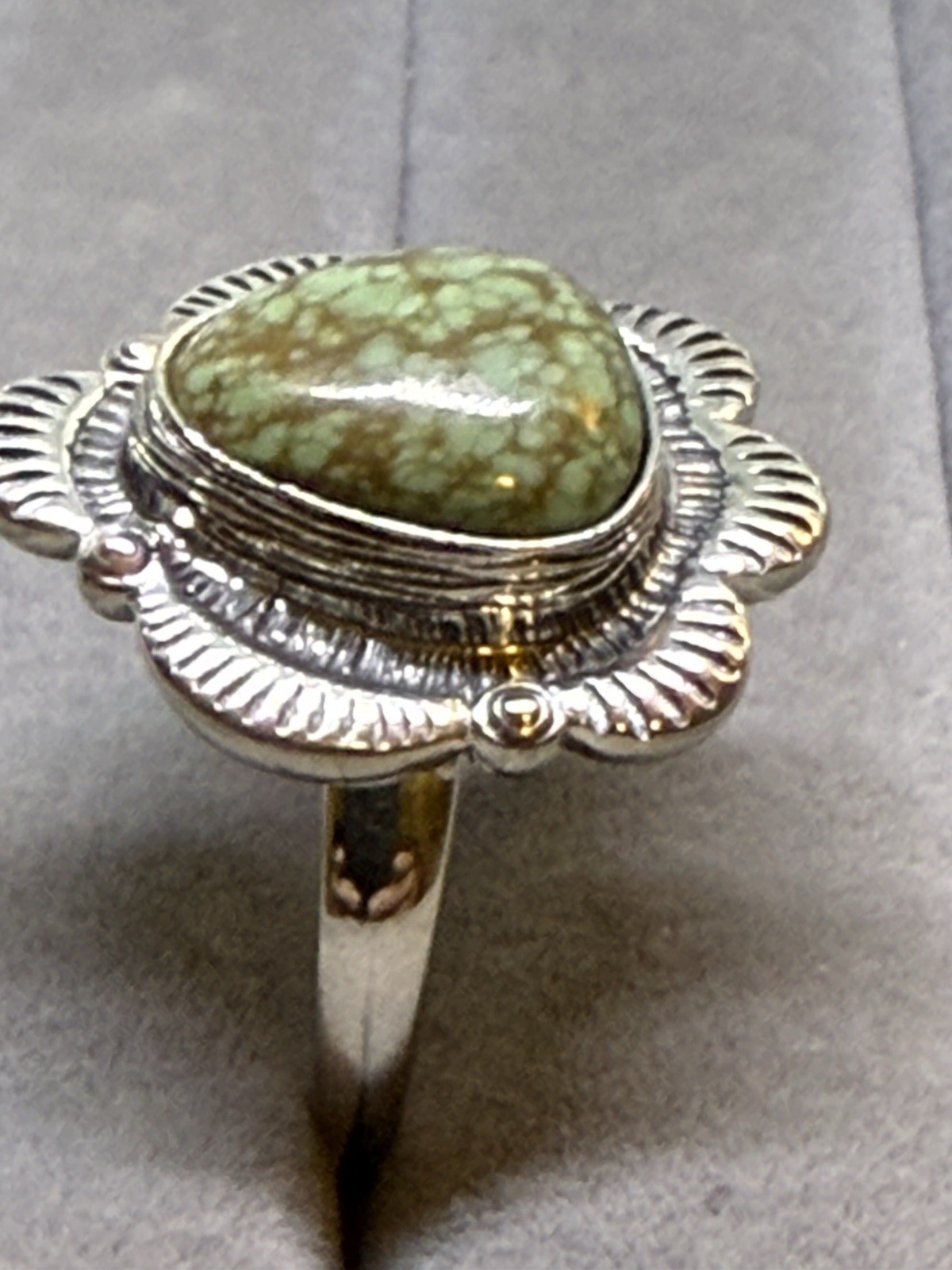 D’Joy Rachel Roy Loving Care Artisan Crafted Premium Blue Horizon Turquoise Ring
