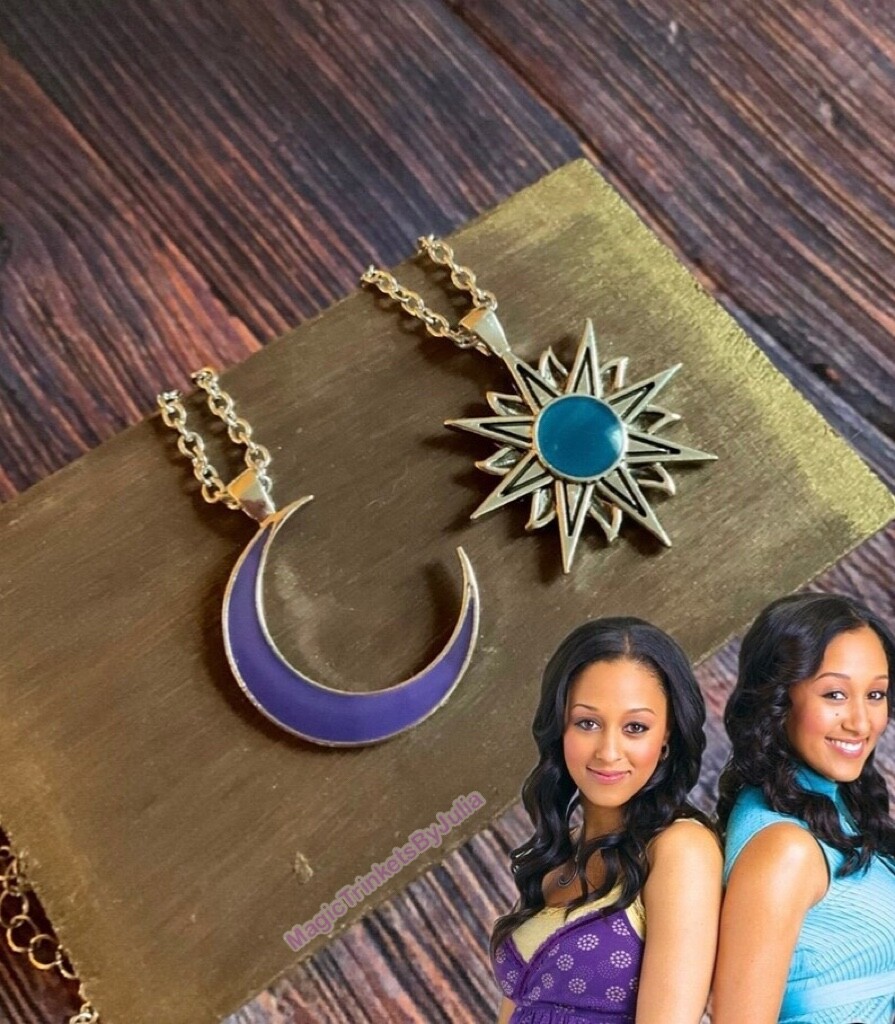 Twitches Necklaces Witch Pendant Matching Friendship Necklaces Halloween Twiligh