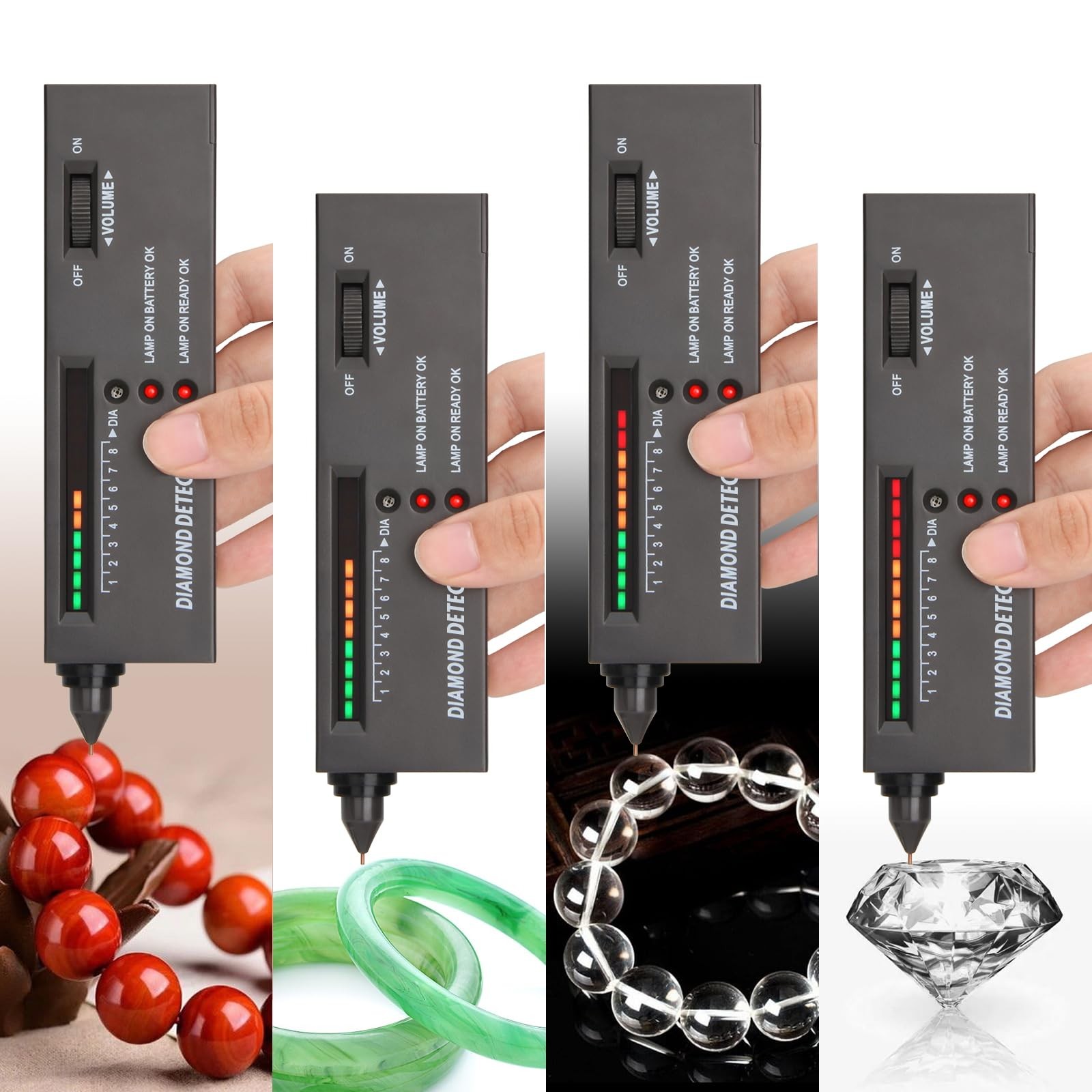 Pro Diamond Tester Pen HighAccuracy Gemstone & Jewelry Only Detector