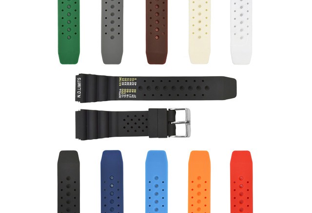 20MM-22MM ND LIMIT EXTREME SPORT RUBBER DIVER WATCH BAND STRAP FOR CITIZEN SEIKO