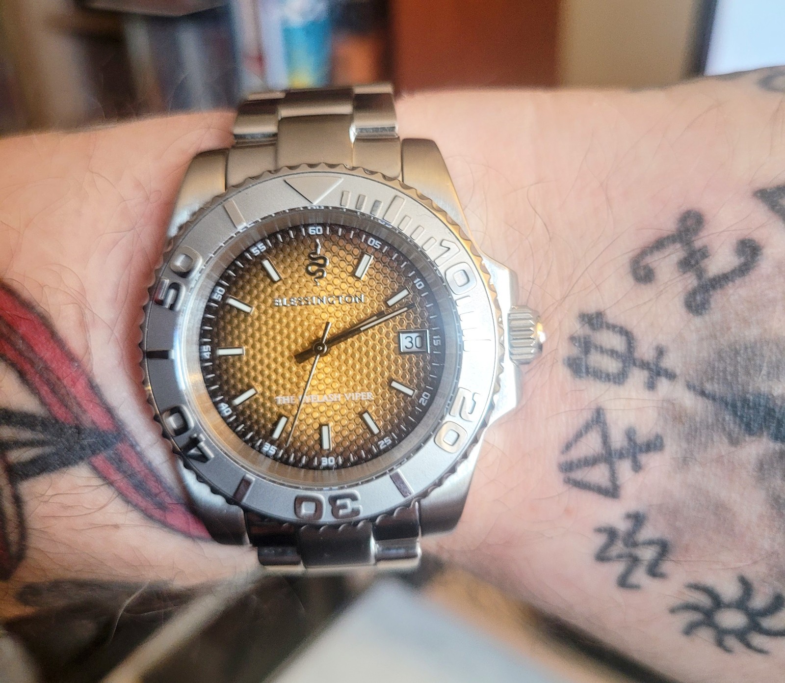 #BLESSINGTON EYELASH VIPER Ronda 515 watch for men – Excellent Condition!