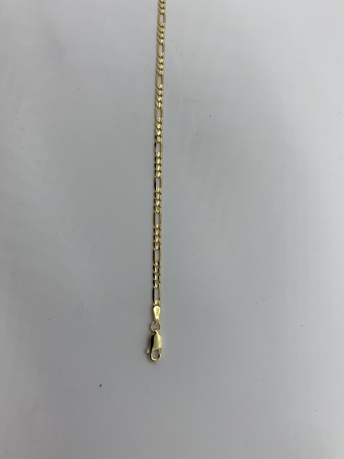10K Solid Gold Figaro Link Chain Women’s/Men’s Necklace Chain 2mm-10.5mm 16-30″