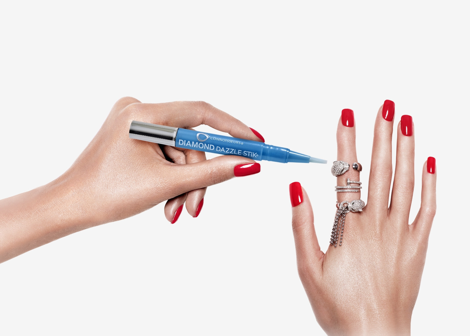 2 Pack Connoisseurs Diamond Dazzle Stick – Portable Jewelry Cleaner for Diamonds