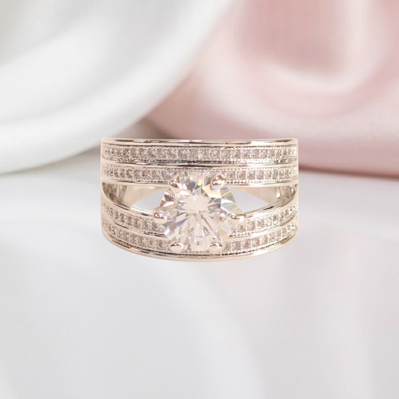 Round Cut 4.00 CT IGI Certified Lab Grown Diamond Engagement Ring 14K White Gold