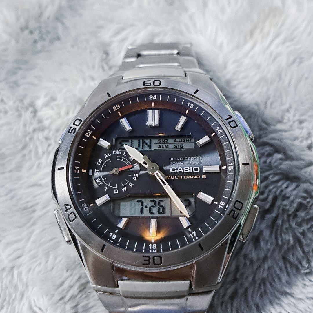 Casio Wave Ceptor WVA-M650TD-1AJF Titanium Solar Radio Men’s Watch New JDM